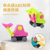 Cross-border factory direct sales cartoon student learning pen roller bulldozer series shaped pen sharpener with eraser creativity details Picture
